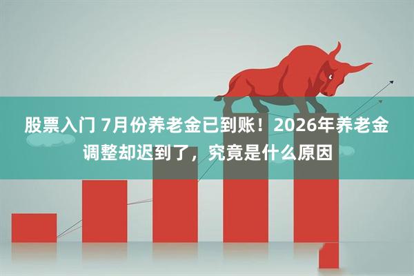 股票入门 7月份养老金已到账！2026年养老金调整却迟到了，究竟是什么原因